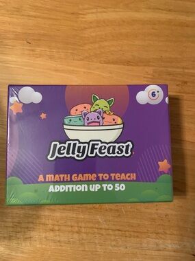 Jelly Feast Educational Card Game new